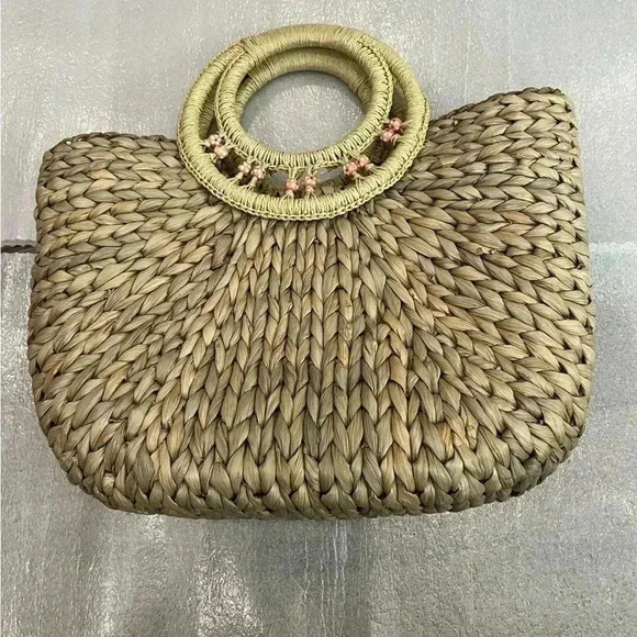 Vintage A.Giannetti Corn Husk and Shell  Embellished handbag - Picture 7 of 9